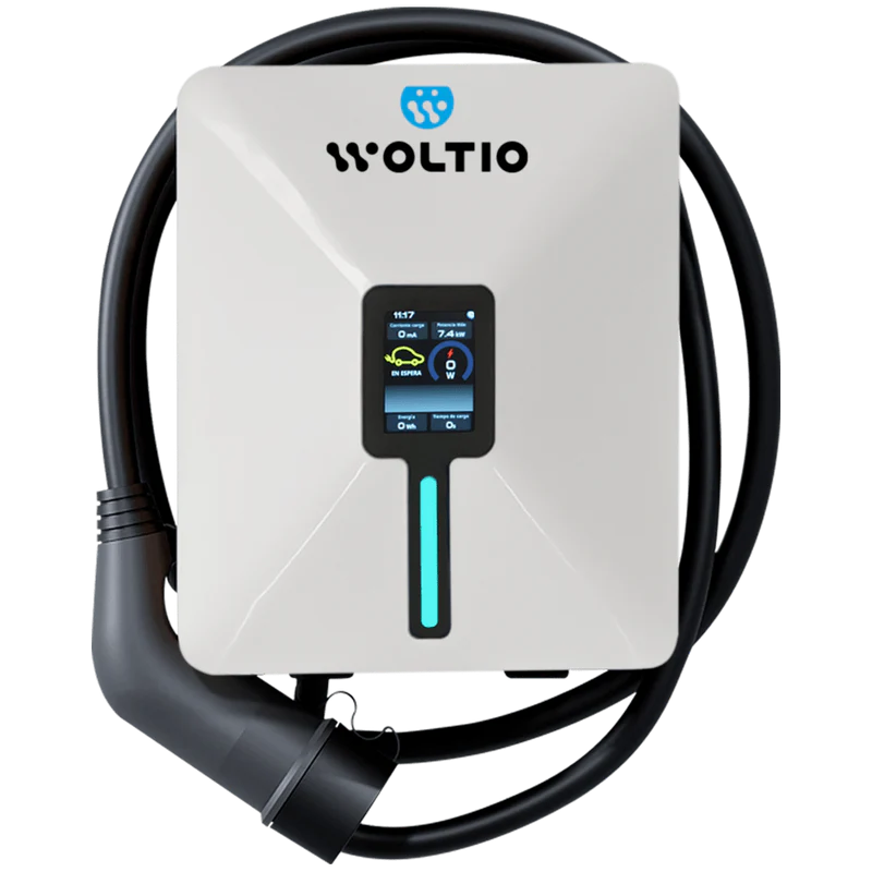Woltio SELECT 10 m monofásico de 7,4 kW con manguera Tipo 2 para coche eléctrico