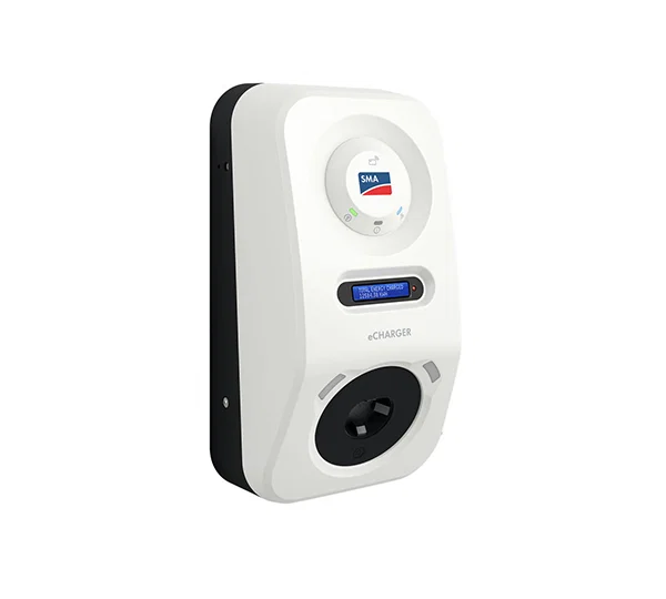 Cargador SMA eCharger 22 kW con toma Tipo 2, RFID y conmutación de fases