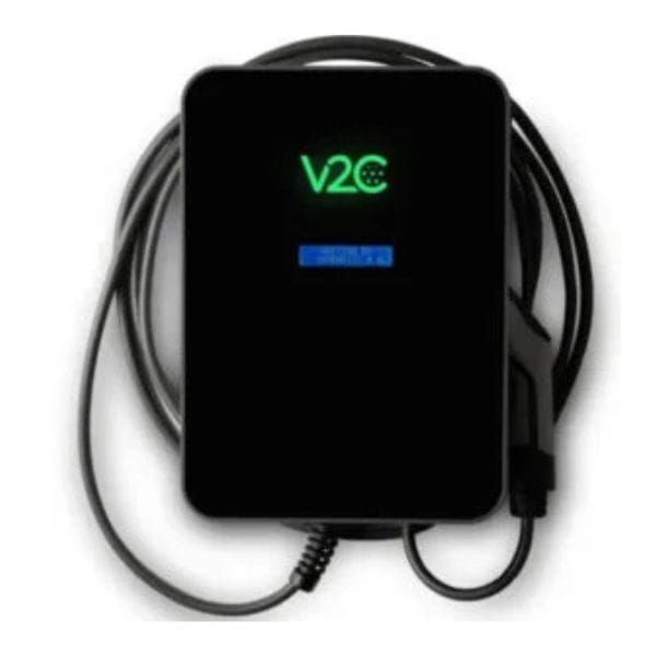 Cargador V2C Trydan 7,4 kW con protecciones y manguera Tipo 2 de 10 metros