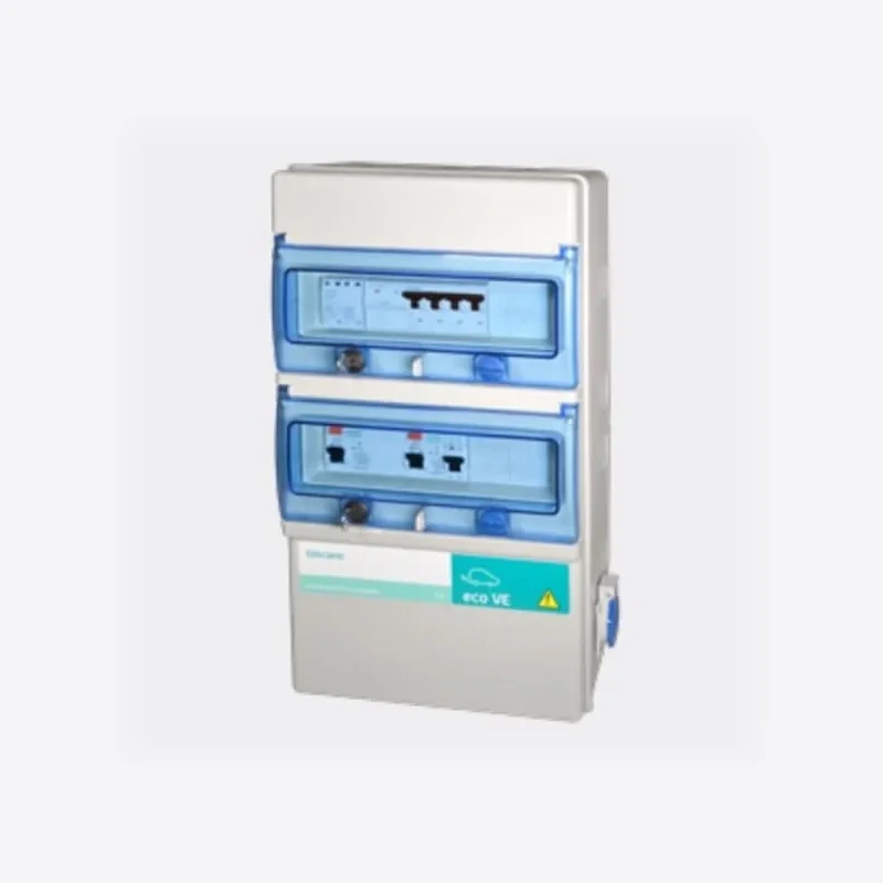 Cuadro de protección trifásico 40 A Eco-VE-Combi-4P40T15 para punto de recarga según ITC-BT-52